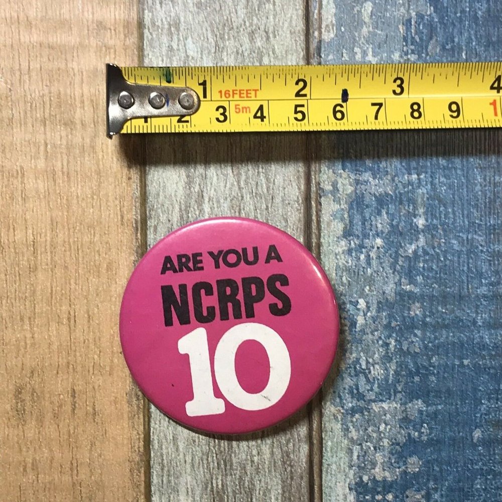 Vintage Are You A NCPRS 10 Button Pin Pinback